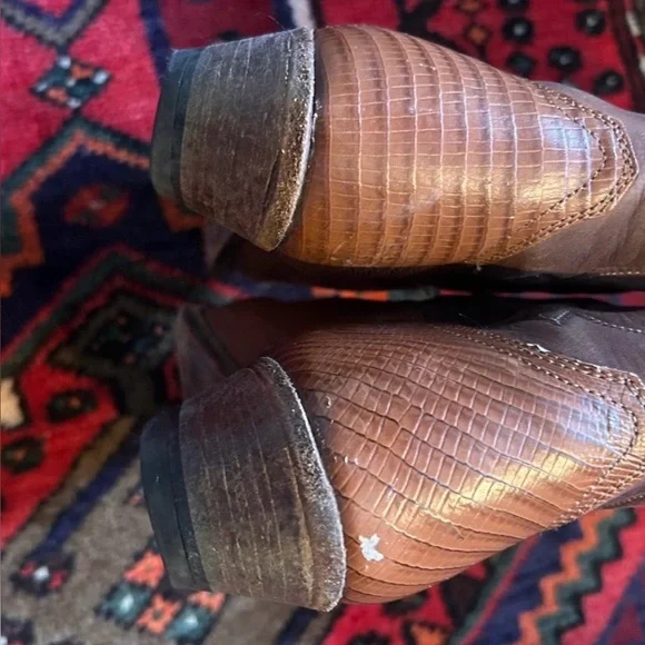 Sancho leather western boots Sz 38 - Picture 6 of 6